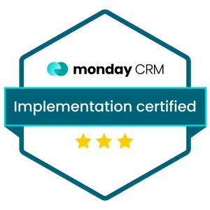 monday CRM implementer certified