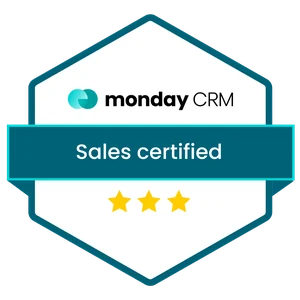 monday CRM Sales certified